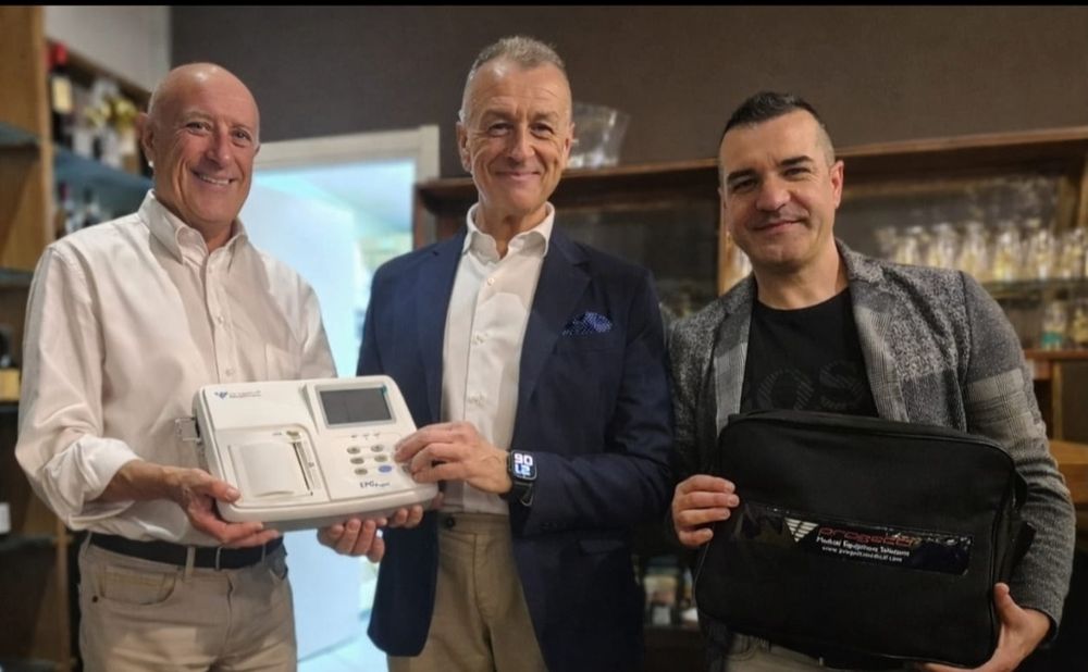 Un elettrocardiografo per la casa di riposo di Omegna: la solidarietà che fa la differenza