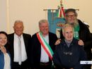 Da sinistra: la presidente del consiglio di Verbania Alice De Ambrogi, Paolo MIlesi, il sindaco Giandomenico Albertella, don Riccardo Bonacci e Umberto Michetti