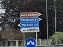 E alla rotatoria del Laghetto dei sogni spunta l'indicazione per 'Valle Androna'