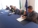 Siglato questa mattina il protocollo d'intesa per la formazione dei vigili del fuoco volontari Siglato questa mattina il protocollo d'intesa per la formazione dei vigili del fuoco volontari
