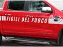 Incendio a Villette, intervento dei vigili del fuoco