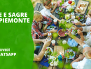 Le fiere e le sagre del Piemonte ogni giovedì sul canale WhatsApp della Regione