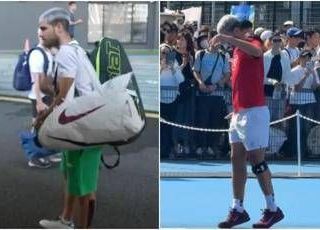 Alcaraz, infortunio superato? Carlos si allena a Tokyo Alcaraz, infortunio superato? Carlos si allena a Tokyo