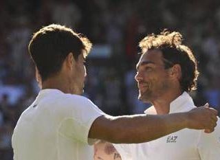 Atp Finals, Alcaraz incontra Fognini prima della finale con Sinner. La battuta su'Ballando con le stelle'