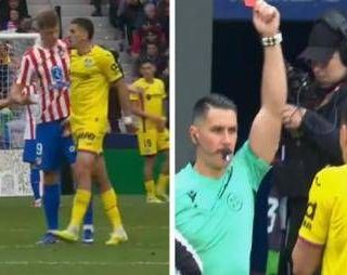 Tocca genitali di Sorloth e viene espulso, cos'è successo in Atletico Madrid-Getafe
