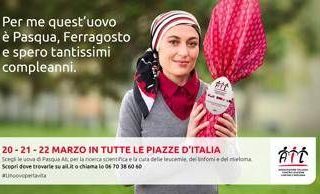 Pasqua, 'Un uovo per la vita' torna la campagna Ail per la ricerca e la cura dei tumori del sangue