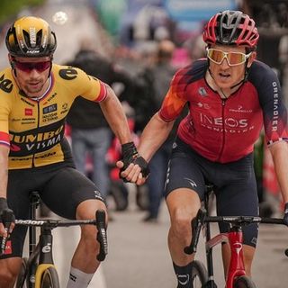 BuonGiro. Qualcosa si muove nell'asse Jumbo-Ineos ma non basta. La crono gioca per Evenepoel. Healy ha futuro
