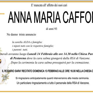 Anna Maria Caffoni di anni 93