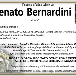 Renato Bernardini di anni 91