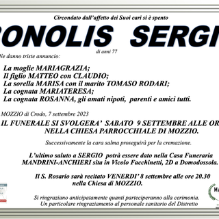 Bonolis Sergio di anni 77