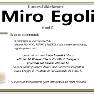 Miro Egoli di anni 87