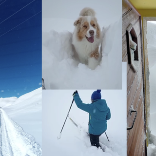 Il cielo torna blu al rifugio, ma c'è un muro di neve da spalare   FOTO e VIDEO