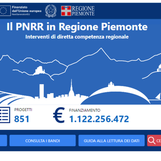 Dove vanno i soldi del Pnrr? Un sito segue (Comune per Comune) i miliardi in arrivo in Piemonte   FOTO