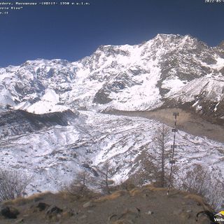 Macugnaga, a rischio crollo la morena attigua all’area dell’ex ristoro Miravalle