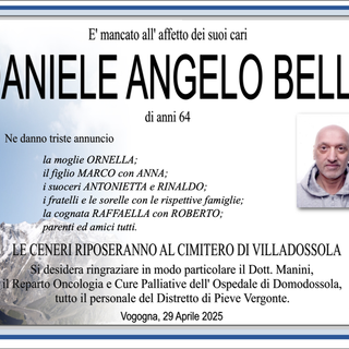 Daniele Angelo Belli di anni 64