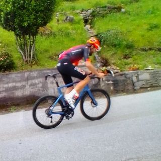 Ganna si prepara al Tour sulla salita di Montescheno