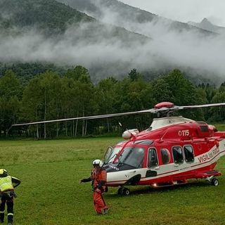Escursionisti bloccati dal torrente in piena, salvati dai Vigili del fuoco