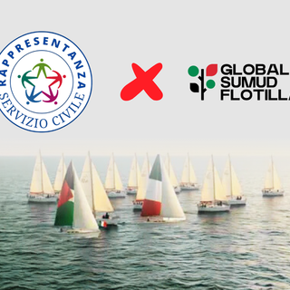 La Rappresentanza degli operatori volontari del Servizio Civile universale sostiene la Global Sumud Flotilla