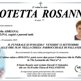 Motetta Rosanna di anni 87