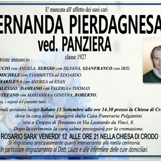 Fernanda Pierdagnesa ved. Panziera classe 1927