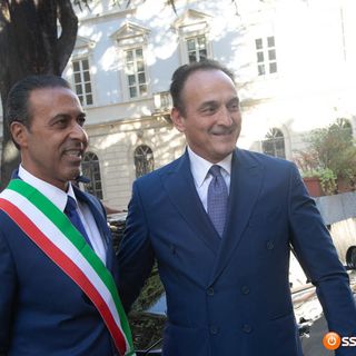 Lucio Pizzi e il presidente della Regione Alberto Cirio