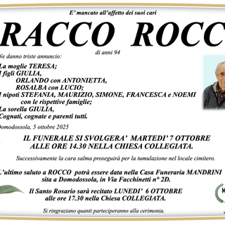 Racco Rocco di anni 94
