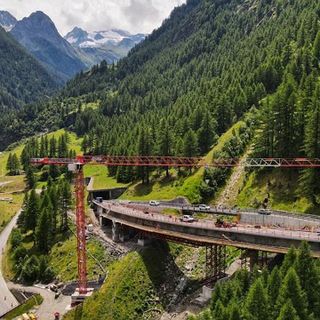 Il ponte Fira, sulla A9 del Sempione