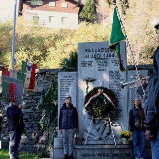 Momenti delle celebrazioni a Villadossola per l'Insurrezione del 1943