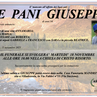De Pani Giuseppe di anni 94