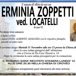 Erminia Zoppetti di anni 95