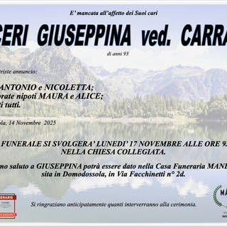 Arceri Giuseppina ved. Carrara