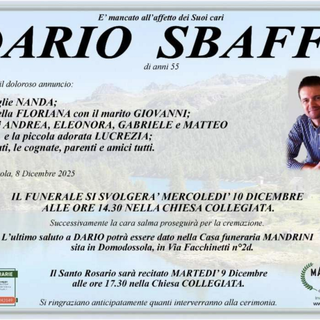Dario Sbaffo di anni 55 Dario Sbaffo di anni 55