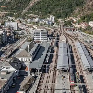 La stazione ferroviaria di Briga (Foto Ffs)