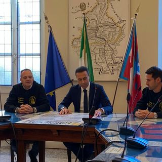 Nella foto Roberto Ghignone, Lucio Pizzi e Andrea Truscello