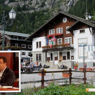 Macugnaga, nel riquadro Stefano Candiani