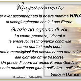 Ringraziamento