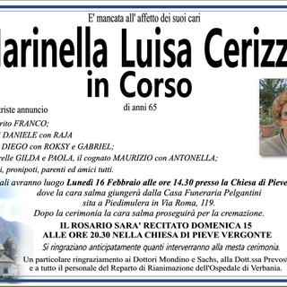 Marinella Luisa Cerizza in Corso di anni 65