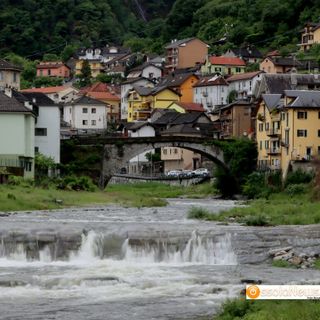 Il torrente Ovesca a Villadossola