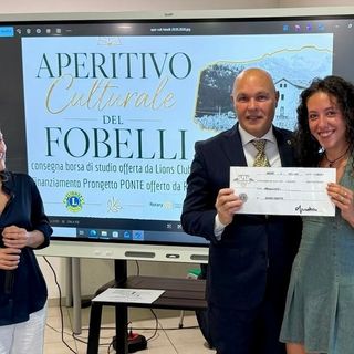 Giovani e territorio: dai Lions una borsa di studio per una studentessa del Fobelli