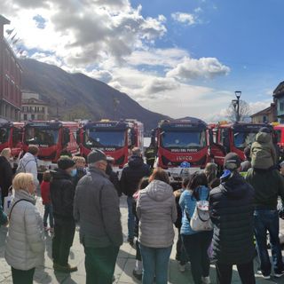 Arrivata a Macugnaga la nuova autopompa dei Vigili del Fuoco Volontari