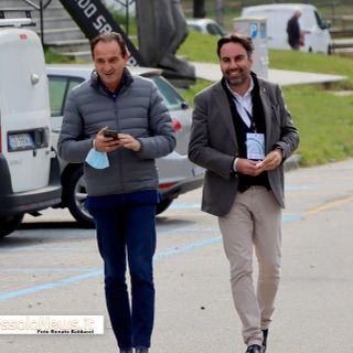 Foto: a sinistra il presidente Alberto  Cirio, a destra l'ex capogruppo regionale della Lega Alberto Preioni
