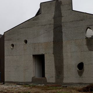 Il nuovo asilo di Beura in costruzione