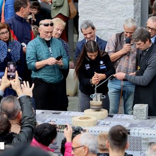 Biancolatte, Alessia Crippa madrina della marchiatura del Bettelmatt