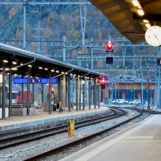 Briga, la stazione ferroviaria