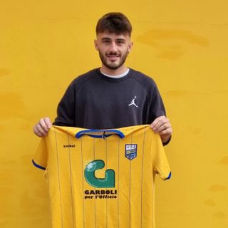 Francesco Ciocca, ex Varzese ora in maglia gialloblu (foto dal sito del Piedimulera Calcio)