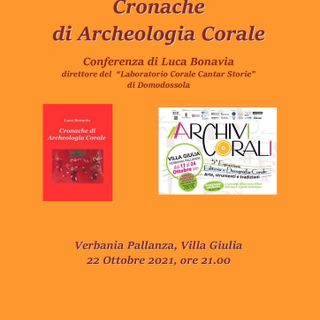 Presentate a Pallanza le cronache di archeologia corale