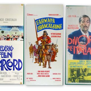 Alcune delle locandine 'storiche' del cinema italiano