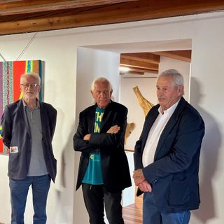 Arte e viaggio: la personale dell'artista Sergio Saccani a Craveggia