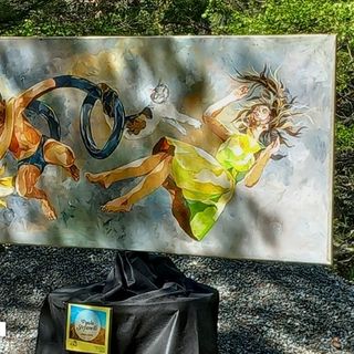 Camminare verso Prasca 'accompagnati' da numerose composizioni artistiche