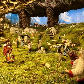 Allestito in chiesa a Malesco un presepe speciale